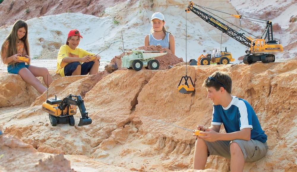 Hobby Engine Excavator 1:12 - радиоуправляемый экскаватор (Yellow) купить в интернет-магазине icover