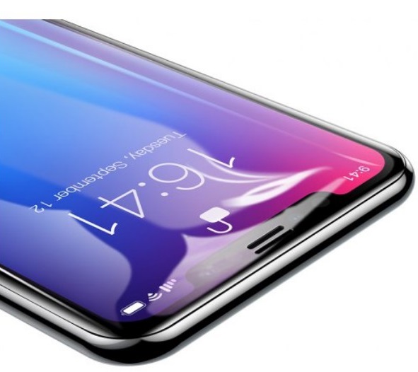 Защитное стекло Baseus Full Coverage Anti Blue Light Glass (SGAPIPH65-HE01) для iPhone Xs Max (Black) купить в интернет-магазине icover