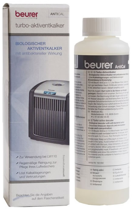 Beurer Antical 250 ml - раствор против накипи для Beurer LW110 купить в интернет-магазине icover