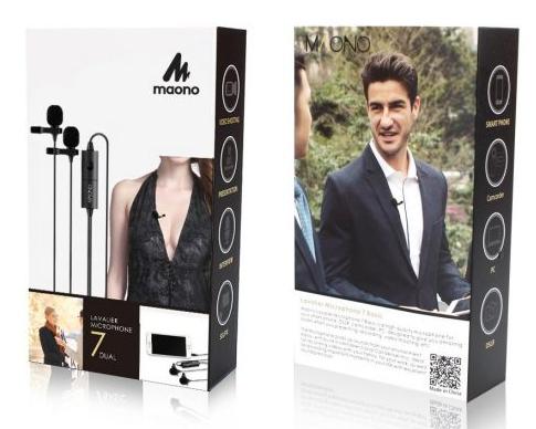 Петличный микрофон Maono AU-200 (Black) купить в интернет-магазине icover