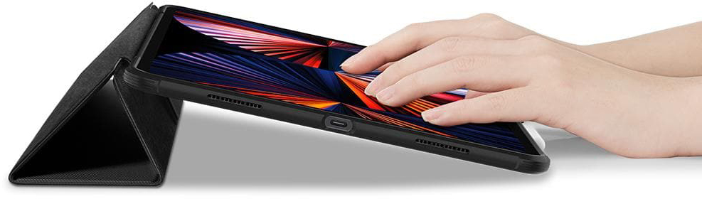 Чехол Spigen Rugged Armor Pro (ACS02889) для iPad Pro 12.9" 2021 (Black) купить в интернет-магазине icover