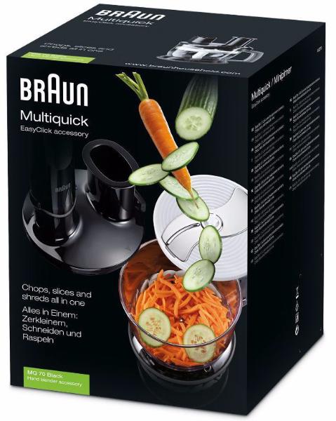 Braun MQ 70 - насадка кухонный комбайн (Black) купить в интернет-магазине icover
