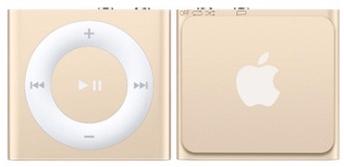 Apple iPod Shuffle 2Gb (MKM92RU/A) - MP3-плеер (Gold) купить в интернет-магазине icover