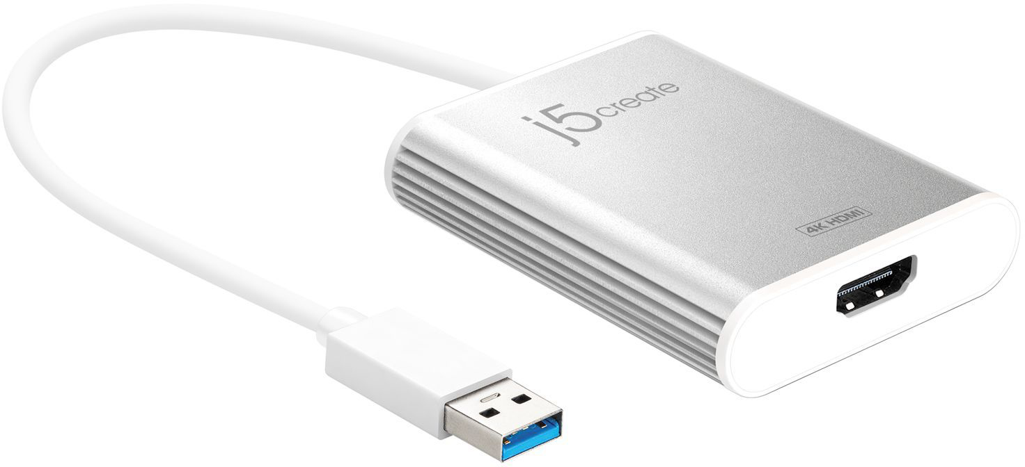 

Переходник j5create JUA354 USB 3.0 to 4K HDMI (Silver)