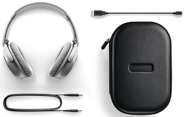 Беспроводные наушники Bose QuietComfort 35 (Silver) купить в интернет-магазине icover