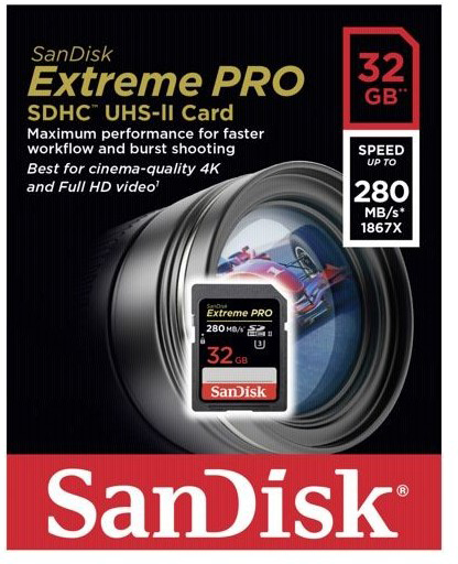 Карта памяти SanDisk SDXC 128GB Class 10 ExtremePro UHS-II (SDSDXPB-032G-G46) купить в интернет-магазине icover
