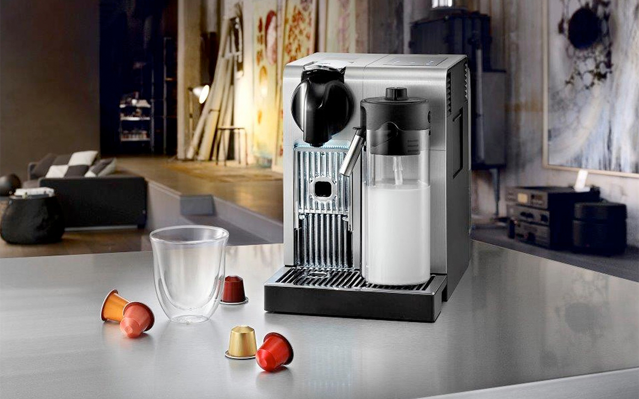 DeLonghi Lattissima Pro EN 750 MB - капсульная кофемашина (Silver/Black) купить в интернет-магазине icover