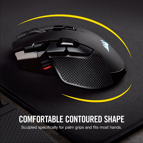 Игровая мышь Corsair Gaming Ironclaw RGB CH-9317011-EU (Black) купить в интернет-магазине icover