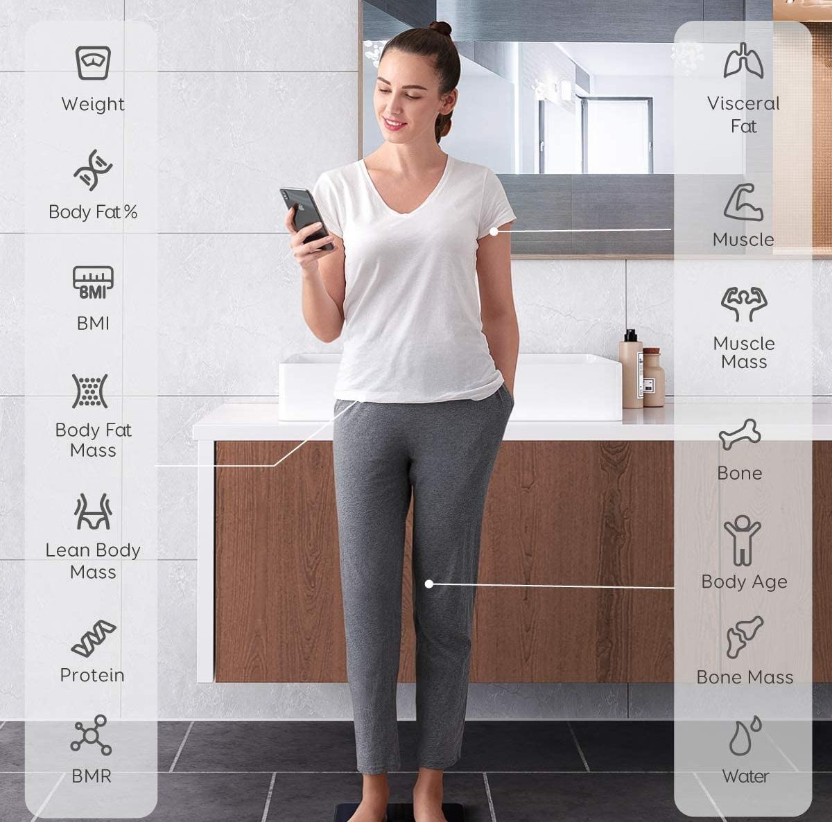 Умные весы Anker Eufy Smart Scale P1 (Black) купить в интернет-магазине icover