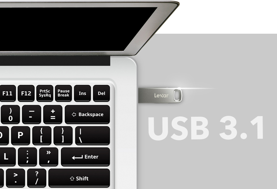 USB-флеш-накопитель Lexar JumpDrive M45 USB 3.1 64Gb (LX1LJDM4564GABSL) купить в интернет-магазине icover