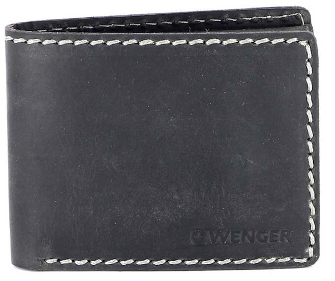 Wenger Arizona (W23-26BLACK) - мужское портмоне (Black) купить в интернет-магазине icover