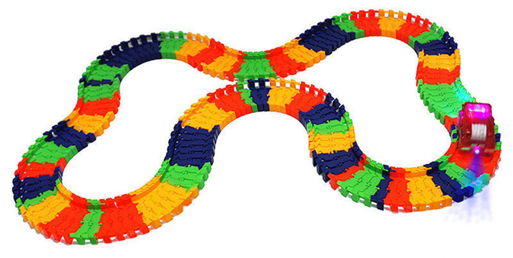 Гоночная трасса-конструктор Magic Tracks 220 деталей купить в интернет-магазине icover