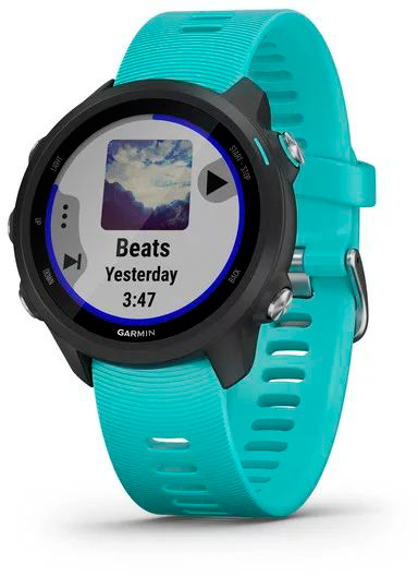 Умные часы Garmin Forerunner 245 Music GPS 010-02120-32 (Black/Aqua) купить в интернет-магазине icover