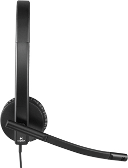 Наушники с микрофоном Logitech H570e 981-000575 (Black) купить в интернет-магазине icover