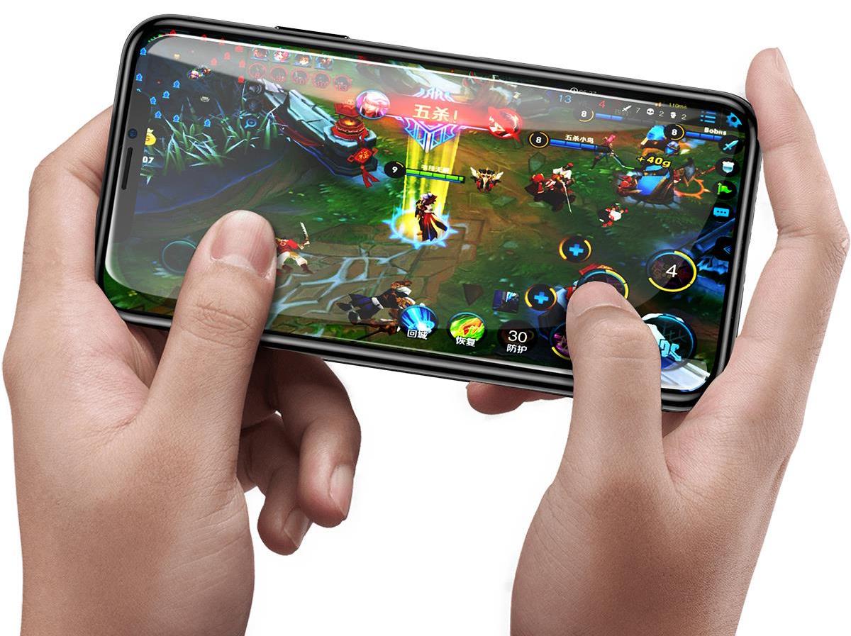 Защитное стекло Baseus 0.23mm Drop-proof Curved Full Screen Tempered Glass Film для iPhone X (Black) купить в интернет-магазине icover