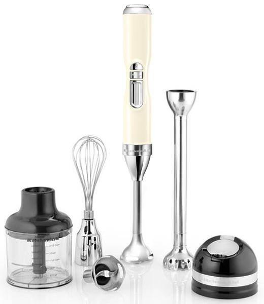 KitchenAid Artisan (5KHB3581EAC) - погружной блендер (Almond Creme) купить в интернет-магазине icover