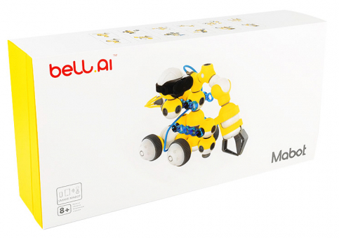 Электромеханический конструктор Bell.AI Mabot MA1003 12 в 1 (Yellow/White) купить в интернет-магазине icover