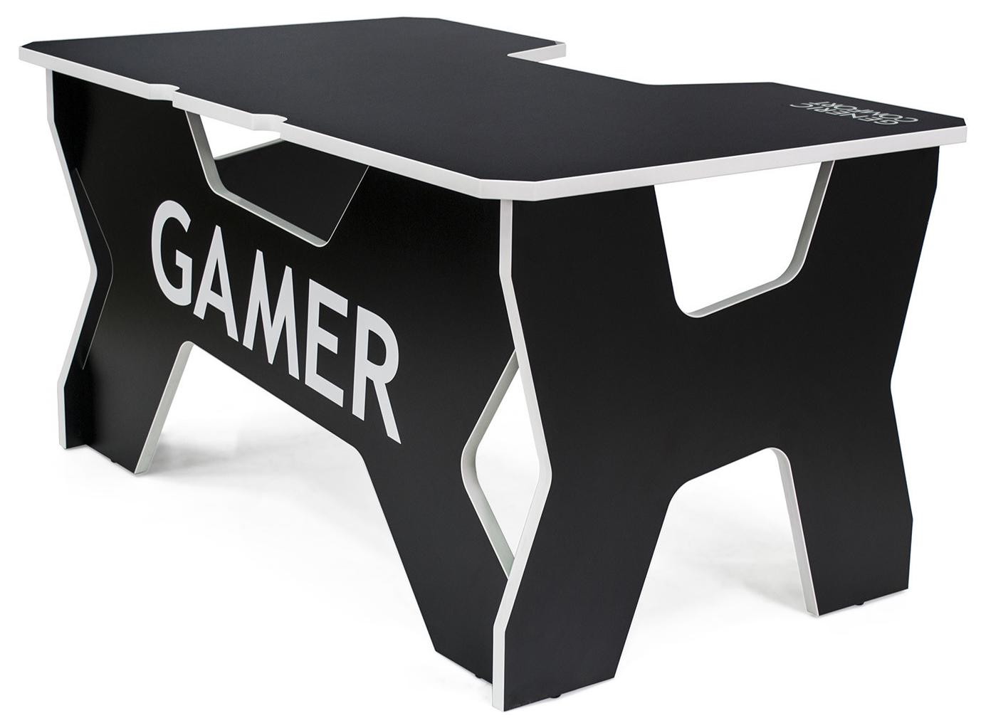 

Компьютерный стол Generic Comfort Gamer2/DS/NW (Black/White)