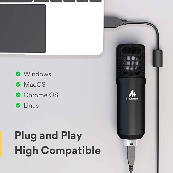 Конденсаторный микрофон Maono AU-A425 Plus (Black) купить в интернет-магазине icover