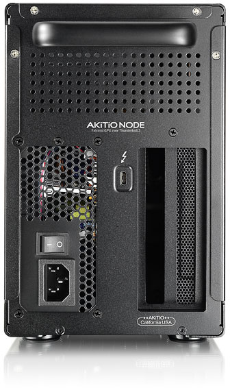 AkiTio Node USB-C (AK-NODE-T3IA-AKTU) - внешний бокс для видеокарты PCIe (Black) купить в интернет-магазине icover