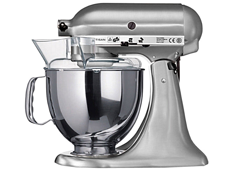 KitchenAid Artisan (5KSM150PSEMC) - планетарный миксер (Metallic Chrome) купить в интернет-магазине icover