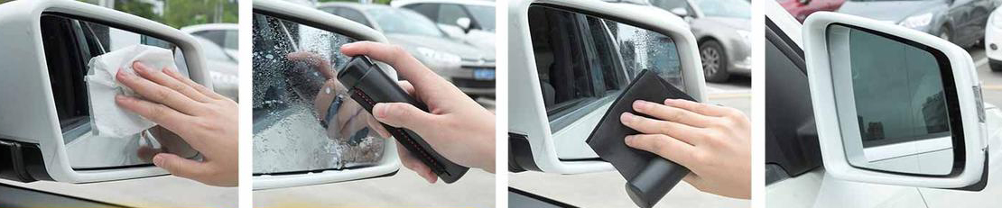 Чистящее средство для зеркал Baseus Rearview Mirror Rainproof Spraye CRFYJ-01 (Black) купить в интернет-магазине icover