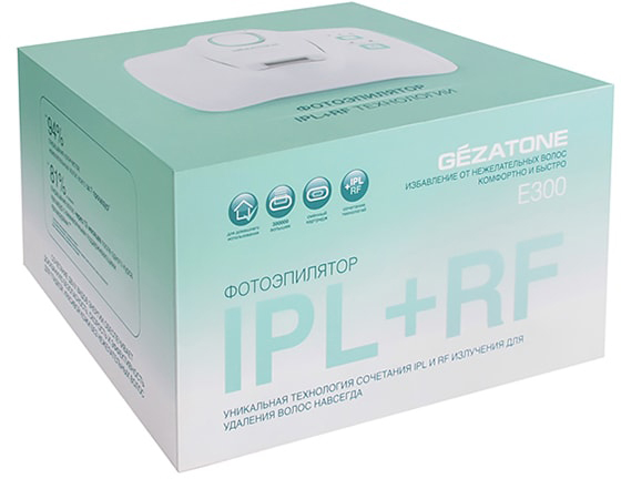 Фотоэпилятор Gezatone IPL E300 (1301238) купить в интернет-магазине icover