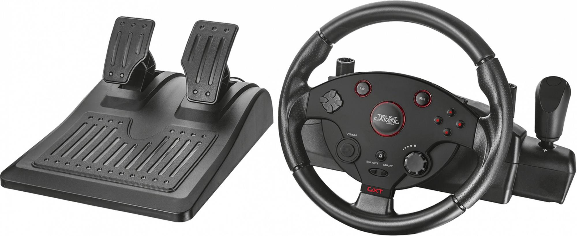 

Игровой руль Trust GXT288 с педалями (Black)