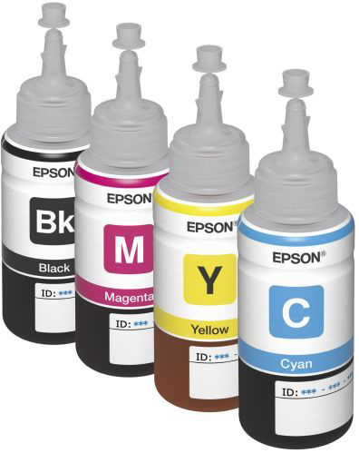 Чернила Epson T6641 (C13T66414A) для принтеров Epson L100/L110/L200/L210/L300/L350/L355/L550 (Black) купить в интернет-магазине icover
