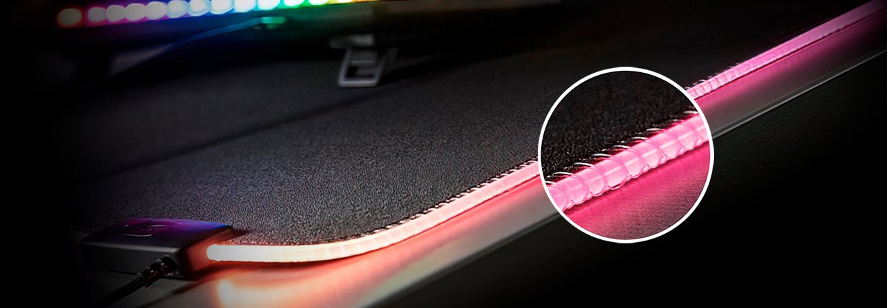 Игровой коврик для мыши HyperX Pulsefire Mat RGB (HMPM1R-A-XL) купить в интернет-магазине icover