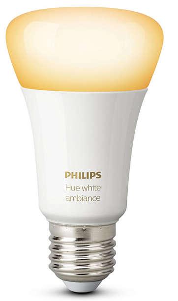 Комплект светодиодных ламп Philips Hue White Ambiance E27 + Dimmer Switch (8718696678404) купить в интернет-магазине icover