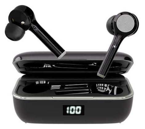 Bluetooth-наушники с микрофоном HIPER TWS Bora (Black) купить в интернет-магазине icover