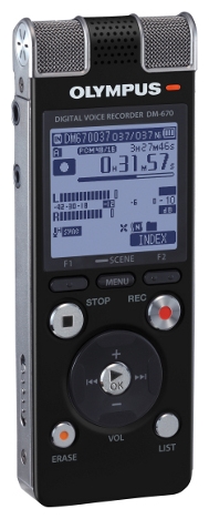 Olympus DM-670 - цифровой диктофон купить в интернет-магазине icover