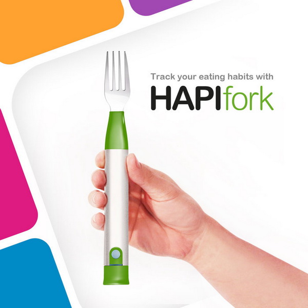 Brookstone HapiFork - умная вилка (Black) купить в интернет-магазине icover