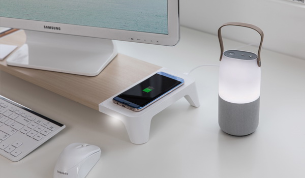 Подставка для монитора Pallo Woody Wireless Charger (White) купить в интернет-магазине icover