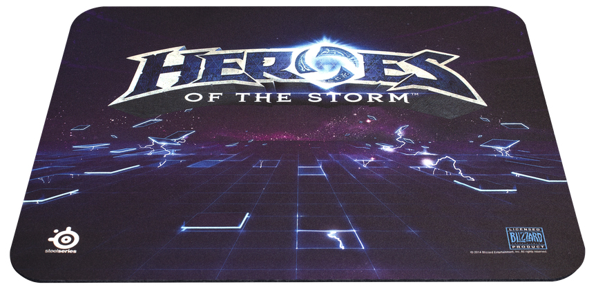 SteelSeries QcK Heroes of the Storm (63076) - коврик для мыши (Black/Blue) купить в интернет-магазине icover