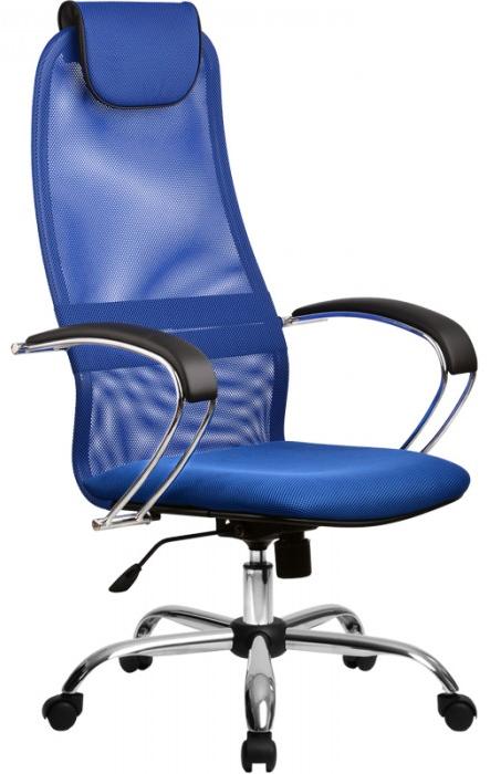 

Офисное кресло METTA BK-8 (Blue/Chrome)