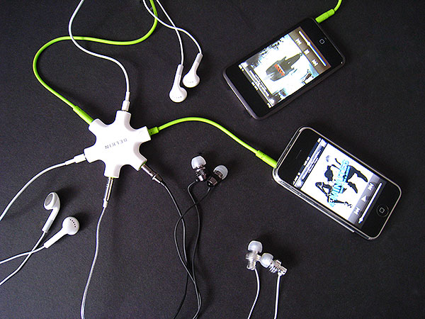 Belkin RockStar – хаб для наушников (White/Green) купить в интернет-магазине icover
