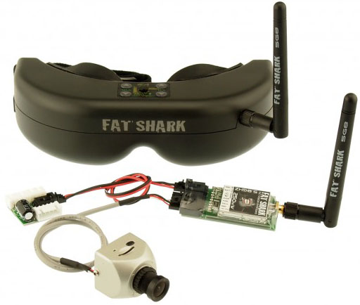 FatShark Teleporter V3 5.8 GHz (FSH-1052) - видеоочки с курсовой камерой для FPV (Black) купить в интернет-магазине icover