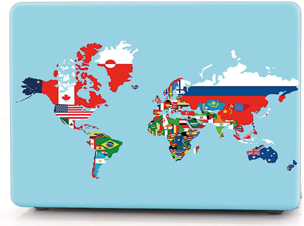 

Накладка i-Blason Cover для MacBook Pro 15 2016 A1707 (Flag World Map)