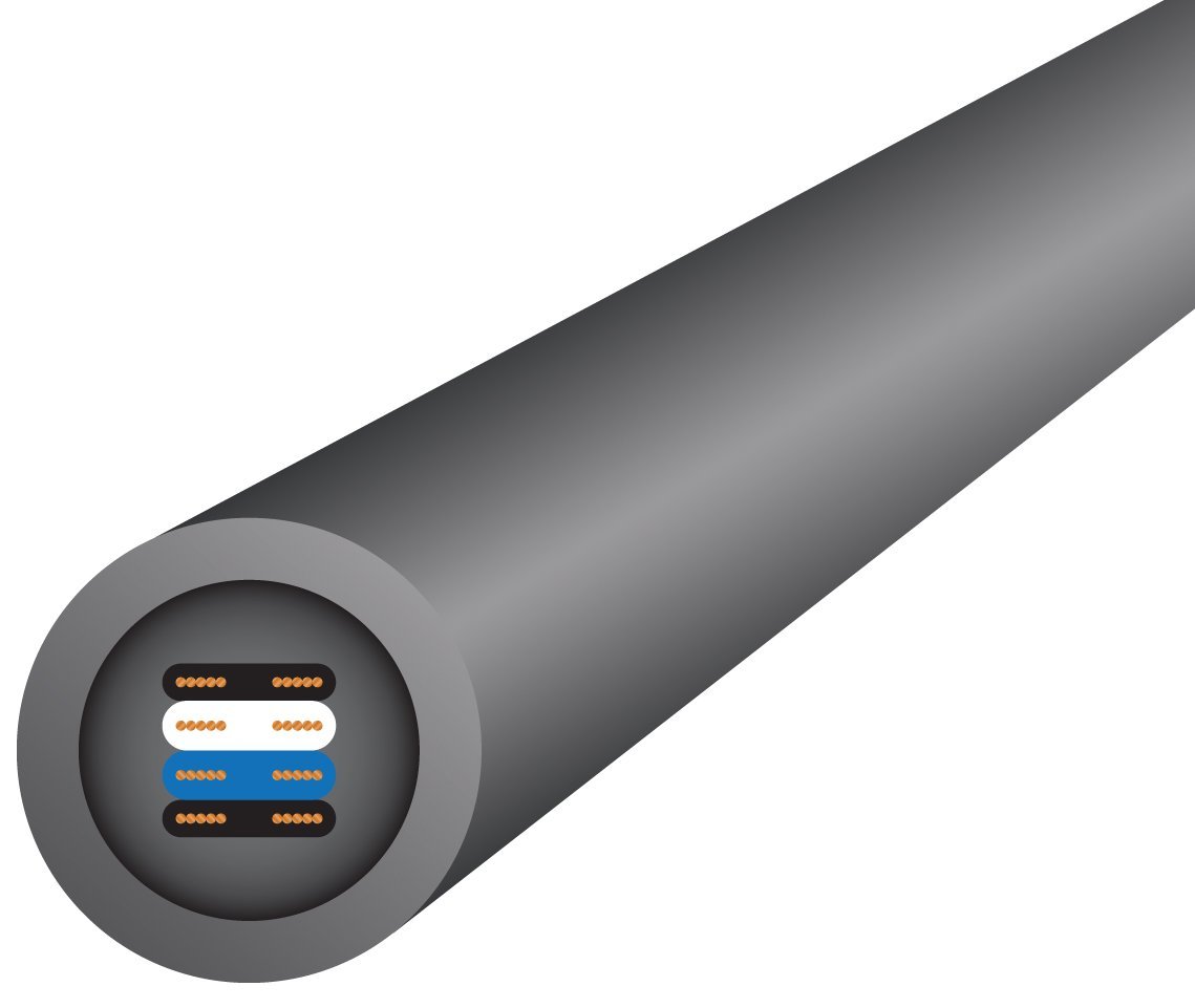 Wireworld Equinox 7 Balanced Audio Interconnect 0.5m (QBI0.5M-7) - акустический кабель XLR-XLR купить в интернет-магазине icover