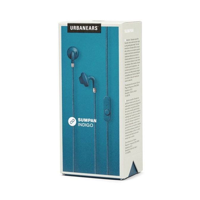 Наушники-вкладыши с микрофоном Urbanears Sumpan (Indigo) купить в интернет-магазине icover