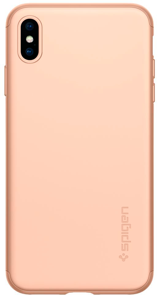 

Чехол Spigen Thin Fit 360 (065CS25351) для iPhone Xs Max (Blush Gold)