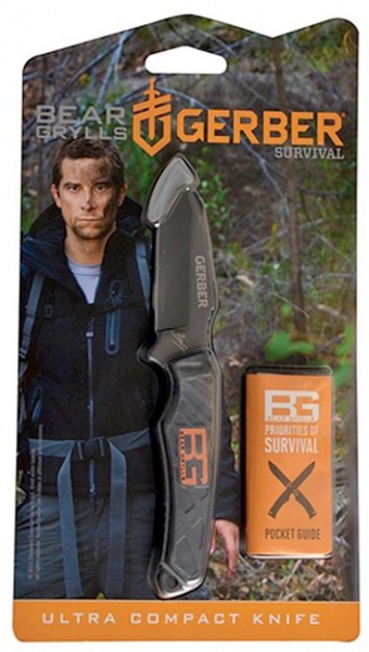 Gerber Bear Grylls Ultra Compact Knife (31-001516) – нож туристический (Black/Orange) купить в интернет-магазине icover