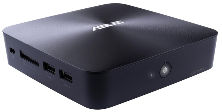Неттоп Asus VivoMini UN62-M175Z Intel Core i5-4210U 1.7 GHz, 4Gb, 128Gb SSD (90MS00A1-M01760) купить в интернет-магазине icover