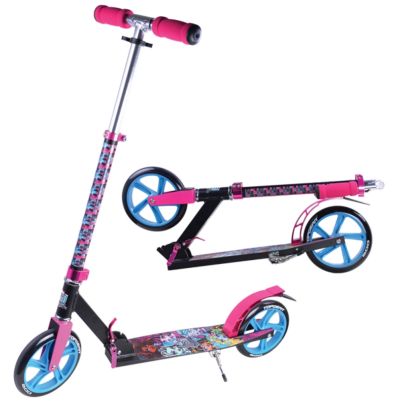 Top Gear Monster High (Т57606) - самокат двухколесный (Purple) купить в интернет-магазине icover