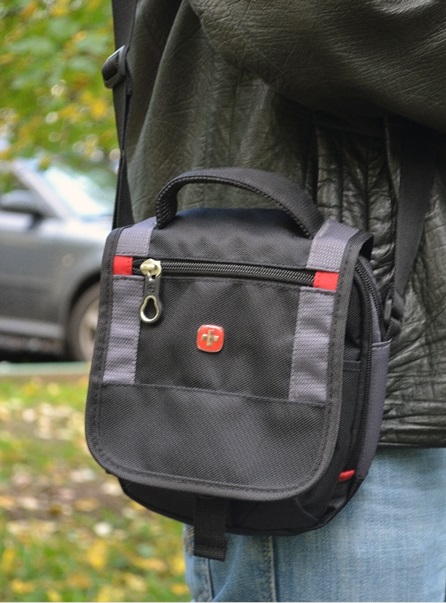 Wenger Mini boarding bag (1092239) – сумка дорожная (Black/Grey) купить в интернет-магазине icover