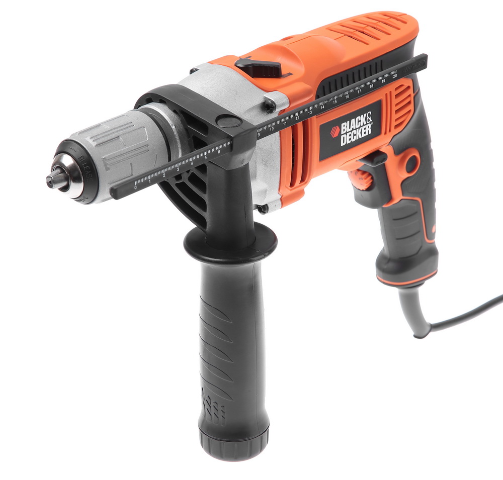 Black+Decker KR705K - дрель ударная (Orange/Black) купить в интернет-магазине icover