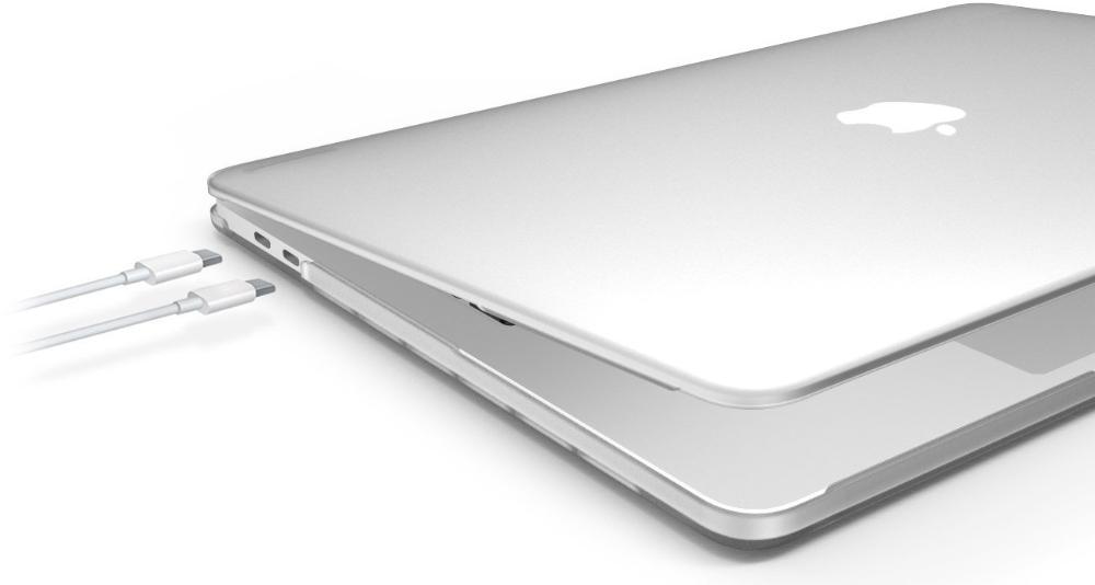 Комплект iBlas чехол + накладка на клавиатуру US + пленка на дисплей для MacBook Air 13 2018/2020 (Clear) купить в интернет-магазине icover