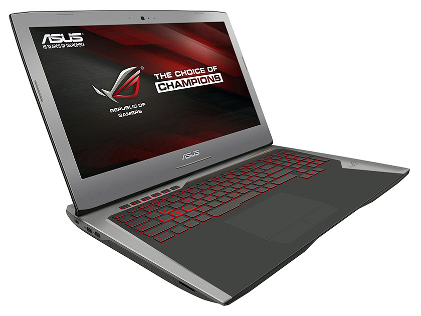 Ноутбук Asus ROG G752VM 17.3'', Intel Core i7 6700HQ 2.6Ghz, 24Gb, 1Tb HDD + 256Gb SSD (90NB0D61-M01100) купить в интернет-магазине icover